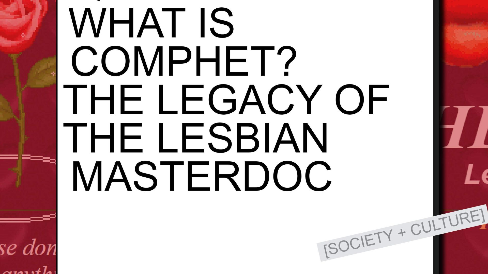 Queer Column: What is comphet? The legacy of the Lesbian Masterdoc