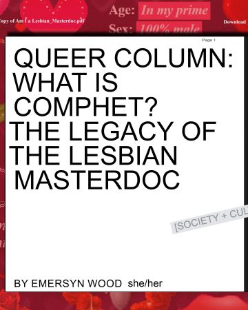 Queer Column: What is comphet? The legacy of the Lesbian Masterdoc